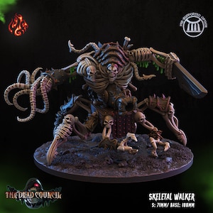 SKELETAL WALKER da "The Dead Council" di [Crippled God Foundry] | Stampa 3D 16K | Carta e penna | Da tavolo | Giochi di guerra
