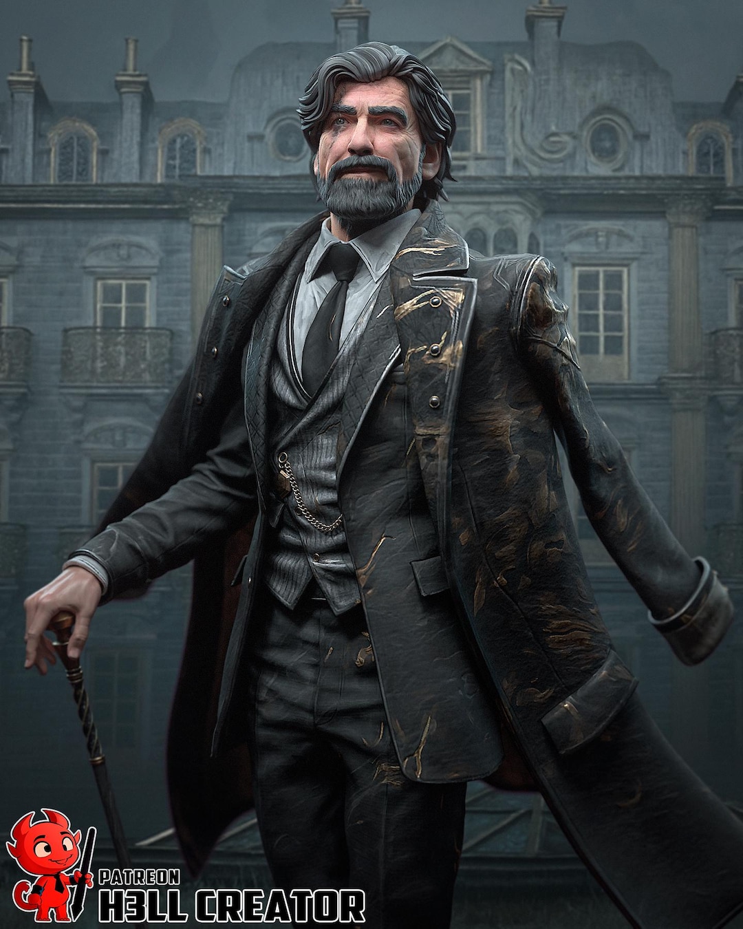 FRACTURED ARTIST par [H3ll Creator] | Figurine | Impression 3D 16K | Objet de table | Collection | Cadeau | Statue | Peinte - Etsy France