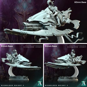 HIGHBLOOD KNIGHT from &quot;Sylvari Ascendants - Highblood Legacy&quot; [Archvillain Games] | 16K 3D printing | Tabletop | Wargaming | PnP | 32mm miniature