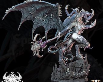 ILLYRA'VASH from "Speak of the Devil - Act 3" by [Archvillain Games] | 32 mm Miniature | 16K 3D Print | Tabletop