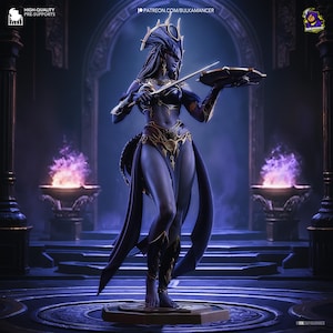 SIGNORA DELLA PERDITA di [Bulkamancer Sculpts] | Figura da 241 mm | Stampa 3D 16K | Da tavolo | Collezione | Regalo | Statua | Dipinto