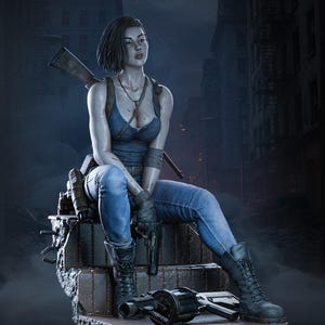 BIOHAZARD AGENT von [Zez Studios] | Figur | 16K 3D Druck | Tabletop | Sammlung | Geschenk | Statue | Dekoration | Bemalt