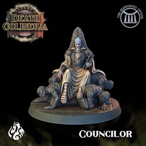 CONSIGLIERE da "Death Coliseum" di [Crippled God Foundry] | Stampa 3D 16K | Da tavolo | PnP | Giochi di guerra | gioco di ruolo