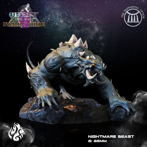 BESTIA DA INCUBO da "Quest for the Darkstone" di [Crippled God Foundry] | Stampa 3D 16K | Carta e penna | Da tavolo | Giochi di guerra