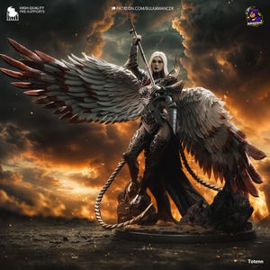 PURIFICATORE CELESTE di [Bulkamancer Sculpts] | Figura da 314 mm | Italiano: Stampa 3D | Da tavolo | collezione | regalo | Statua | Dipinto