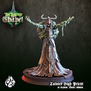ALTO SACERDOTE CONTAMINATO da "The Tainted Chapel" di [Crippled God Foundry] | Stampa 3D 16K | Carta e penna | Da tavolo | Giochi di guerra