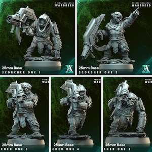 SCORCHER ONE från "Primal Warlords - Warbreed" av [Archvillain Games] | 16K 3D-utskrift | Bordspel | Krigsspel | PnP | 32 mm miniatyr