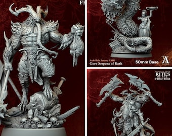 ARCHVILLAIN BESTIARY Vol. XXIII by [Archvillain Games] | 16K 3D printing | Tabletop | Wargaming | PnP | 32mm miniature