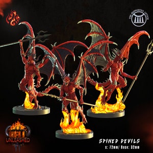 SPINED DEVIL da "Hell Unleashed" di [Crippled God Foundry] | Stampa 3D 16K | Da tavolo | PnP | Giochi di guerra | gioco di ruolo