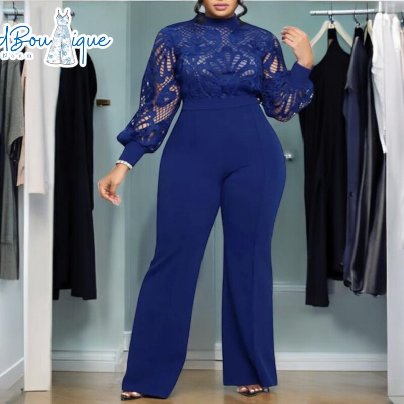 Women's Royal Blue Jumpsuit - Etsy
