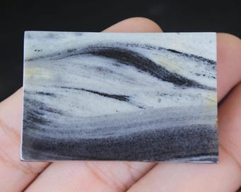 Paisagem cênica com pedra de jaspe de Java