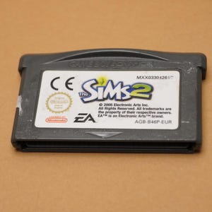 The Sims 2 GameBoy Advance Cartridge – Testowany i działający, Klasyka gier retro, Dobry stan, Gry zabytkowe, Kolekcjonerski