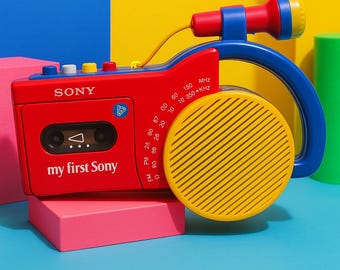 Ma première radio Sony vintage CFM-2300 : technologie rétro des années 80