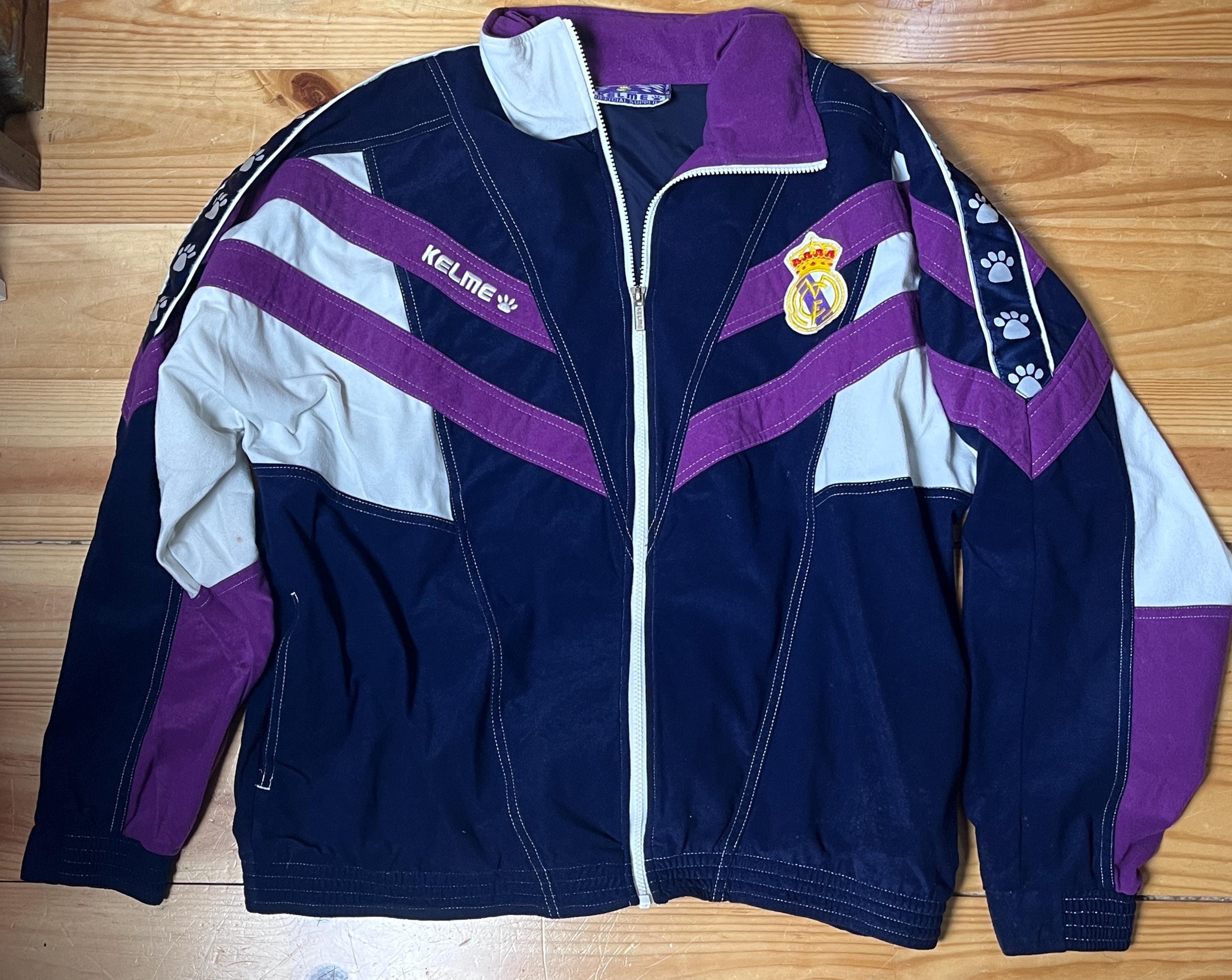 Vintage 1990s Real Madrid Kelme Track Jacket, Made in Spain