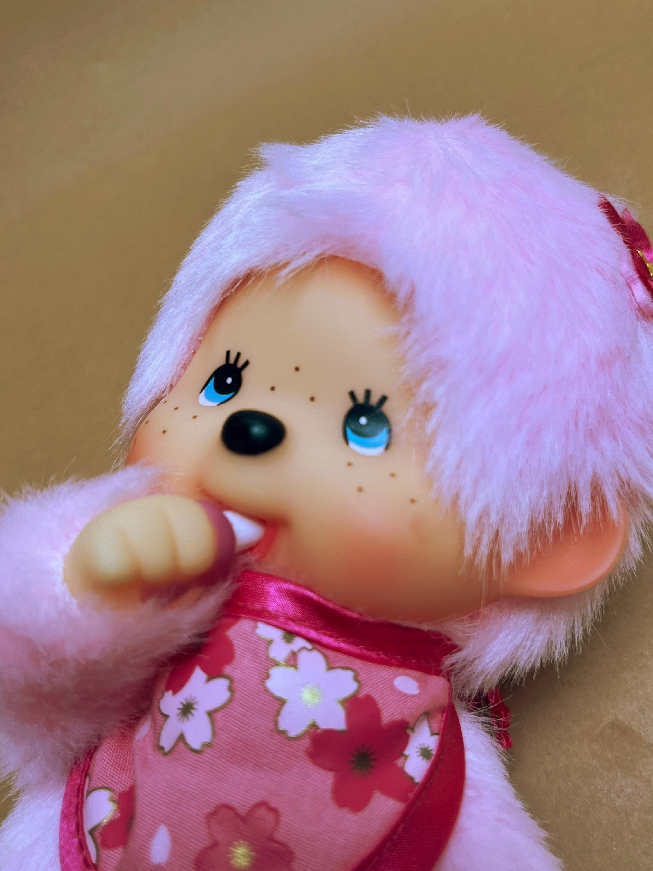 ヴィンテージ モンチッチ 桜 女の子 ぬいぐるみ | セキグチ 日本製