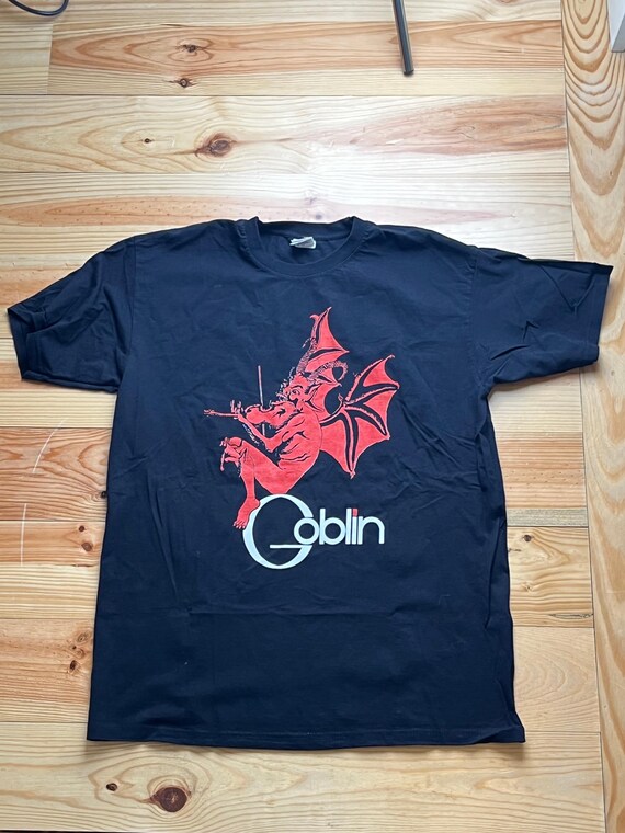 Vintage 90s Goblin Band T-shirt | Italian Prog Rock, Red Demon