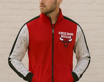 1990年代 NBA シカゴ ブルズ リー スポーツ プルオーバー バーシティ