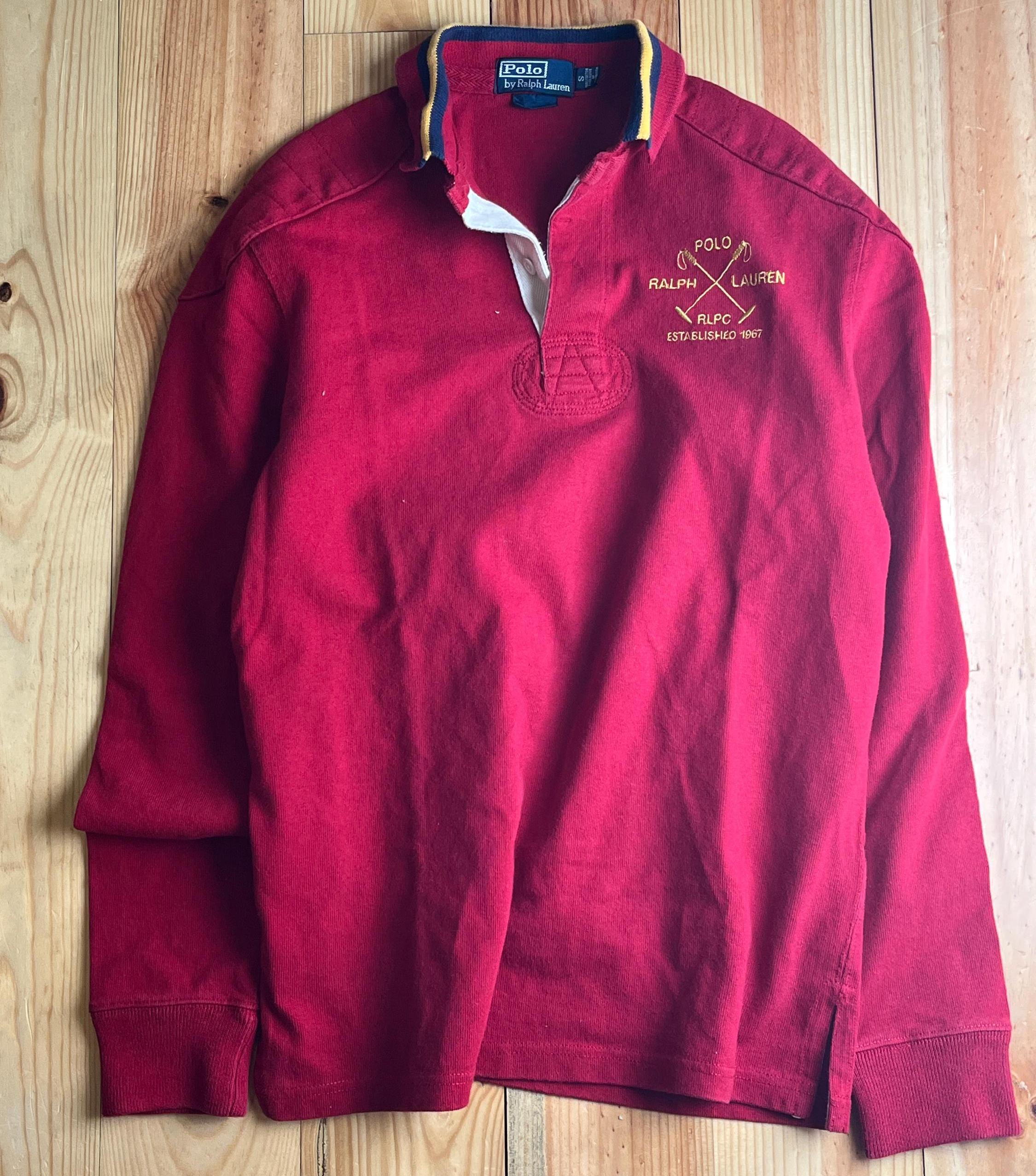 90s “POLO By Ralph Lauren” rugger shirt Vintage Polo Ralph Lauren Rugby Shirt | 90s Skater Streetwear