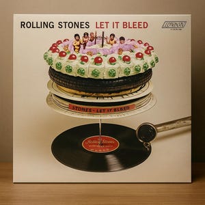 Rolling Stones - Let It Bleed Vinyl LP - 1969 Kanadische Pressung