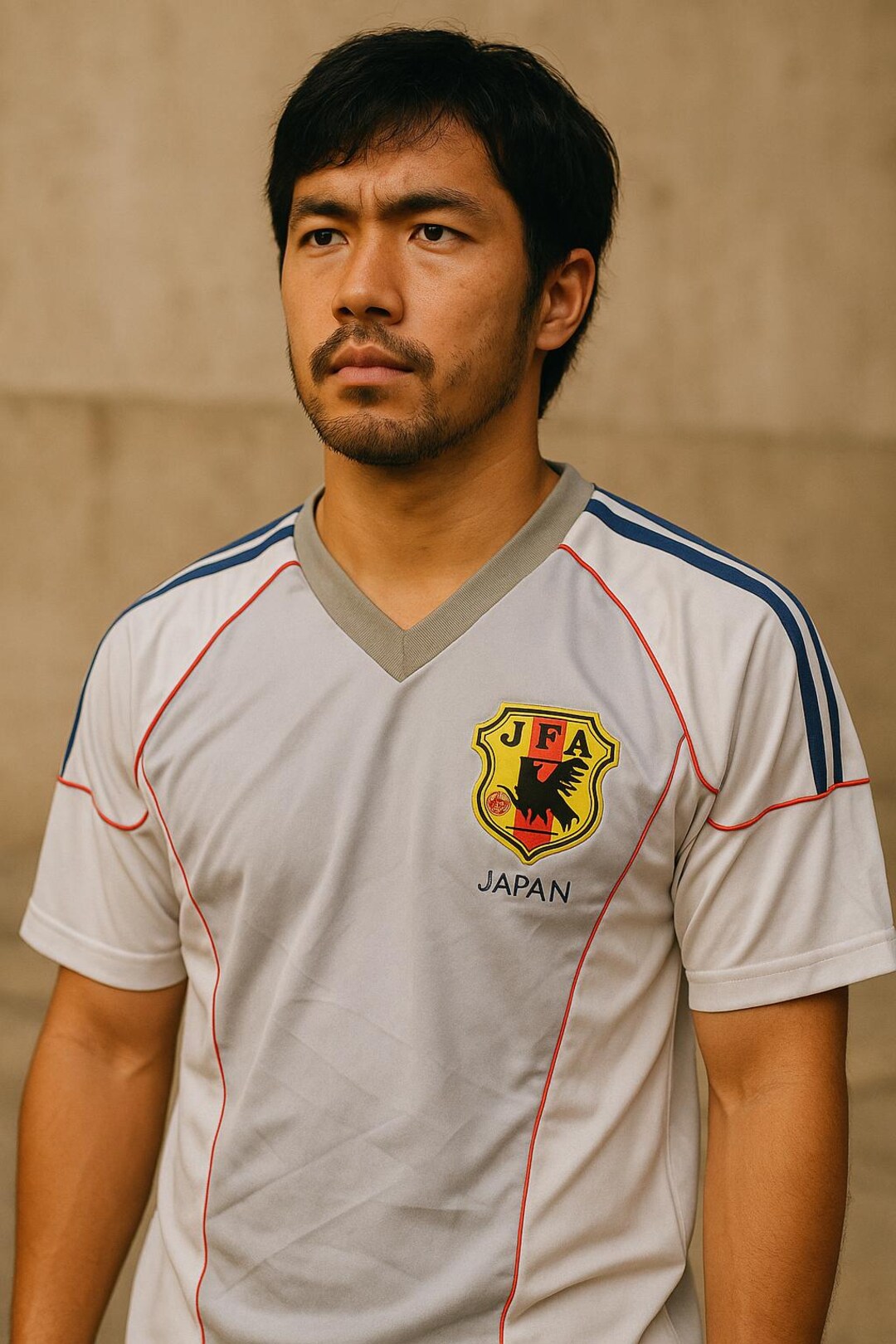 日本代表ユニフォーム　2002 Vintage! Japan 2002 Official Jersey Shirt Kit - US L / JPN