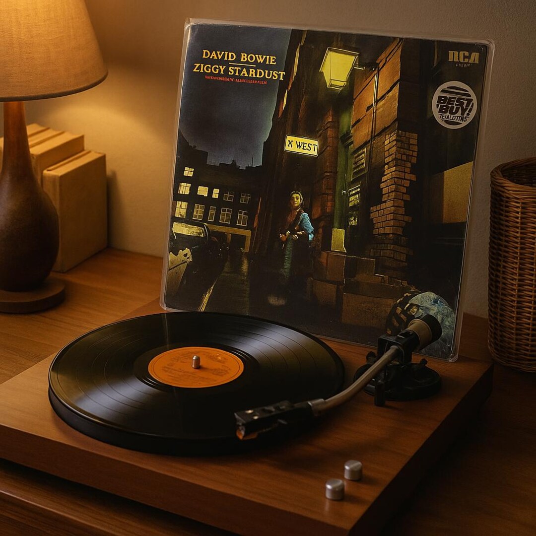 LP デビッド・ボウイー/ジギー・スターダスト 国内再発 帯付