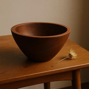 Vintage Danish Teak Treasure Bowl • Mid-Century Modern Heirloom • Handcrafted Scandinavian Character