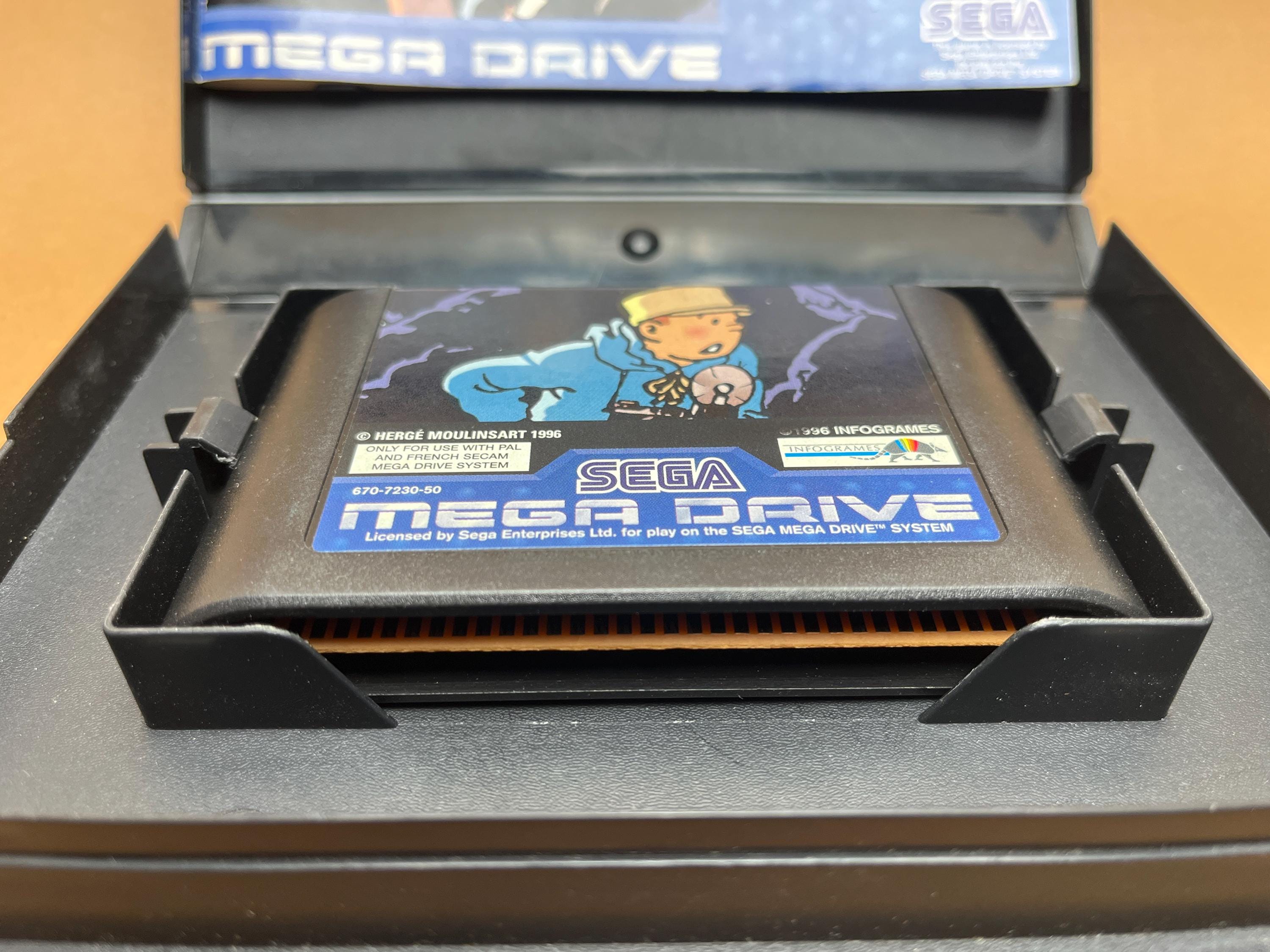 Jeu Vidéo Tintin Au Tibet – Sega Mega Drive / Megadrive, En Très Bon état Avec Boîte