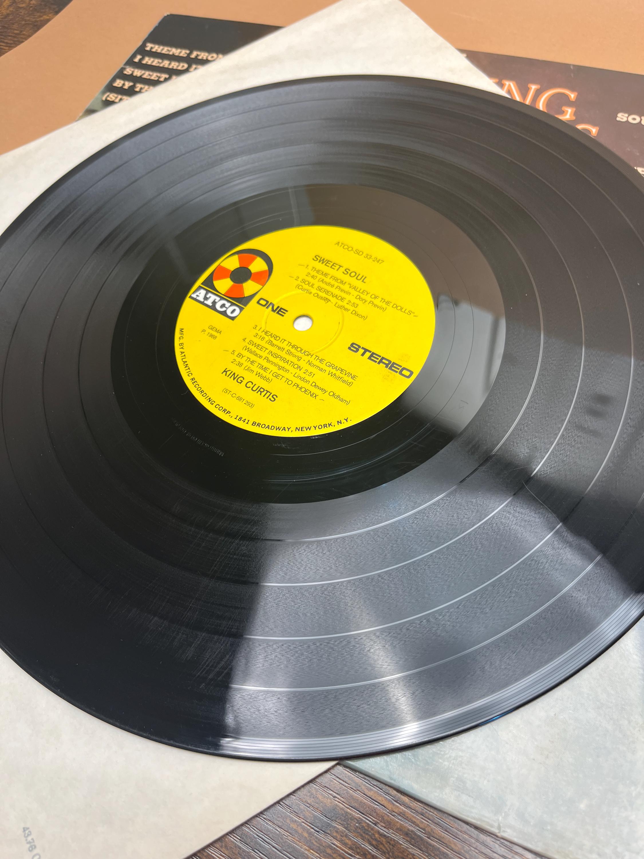 King Curtis Sweet Soul 1968 ATCO SD 33-247 German Press King Curtis Sweet Soul 1968 ATCO SD 33-247 German Press