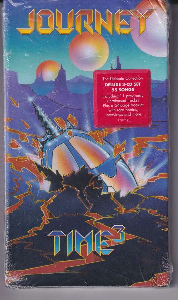 Journey Time 3 1992 3CD Box Set Sealed Columbia Sony Deluxe Book
