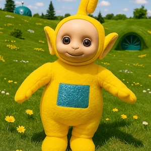 Vintage Teletubbies Laa-Laa Plush: 30cm Collectible Doll