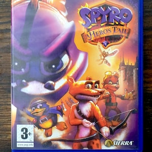 Spyro A Hero's Tail PS2 Game CIB PAL Version 2004 Platformer Game