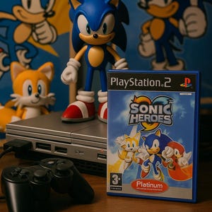 Sonic Heroes Platinum PS2 – PAL 2004 – Tested Retro Platformer – Good Condition (No Manual)
