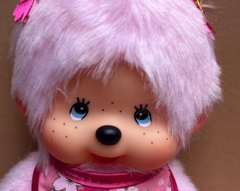 ヴィンテージ モンチッチ さくらガール ぬいぐるみ 関口 日本 ピンク