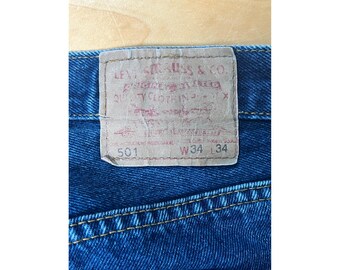 ヴィンテージ リーバイス 501 ジーンズ：90年代 USA製 レッドタブ、W34