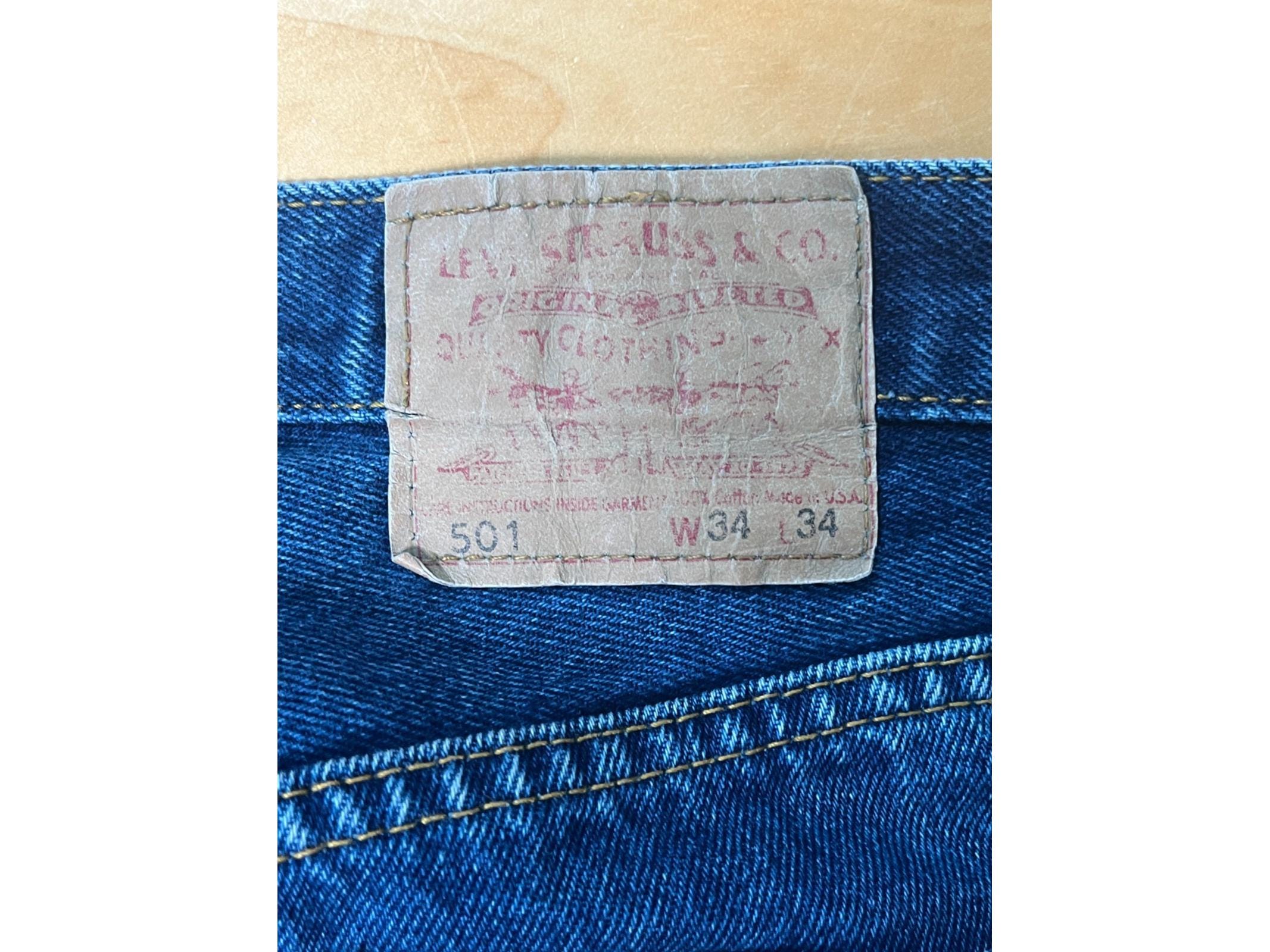 ヴィンテージ リーバイス 501 ジーンズ：90年代 USA製 レッドタブ、W34