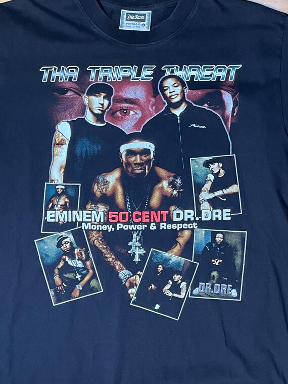 Vintage 2003 Rap Tee: Eminem, 50 Cent, Dr. Dre - the Roxx - Etsy