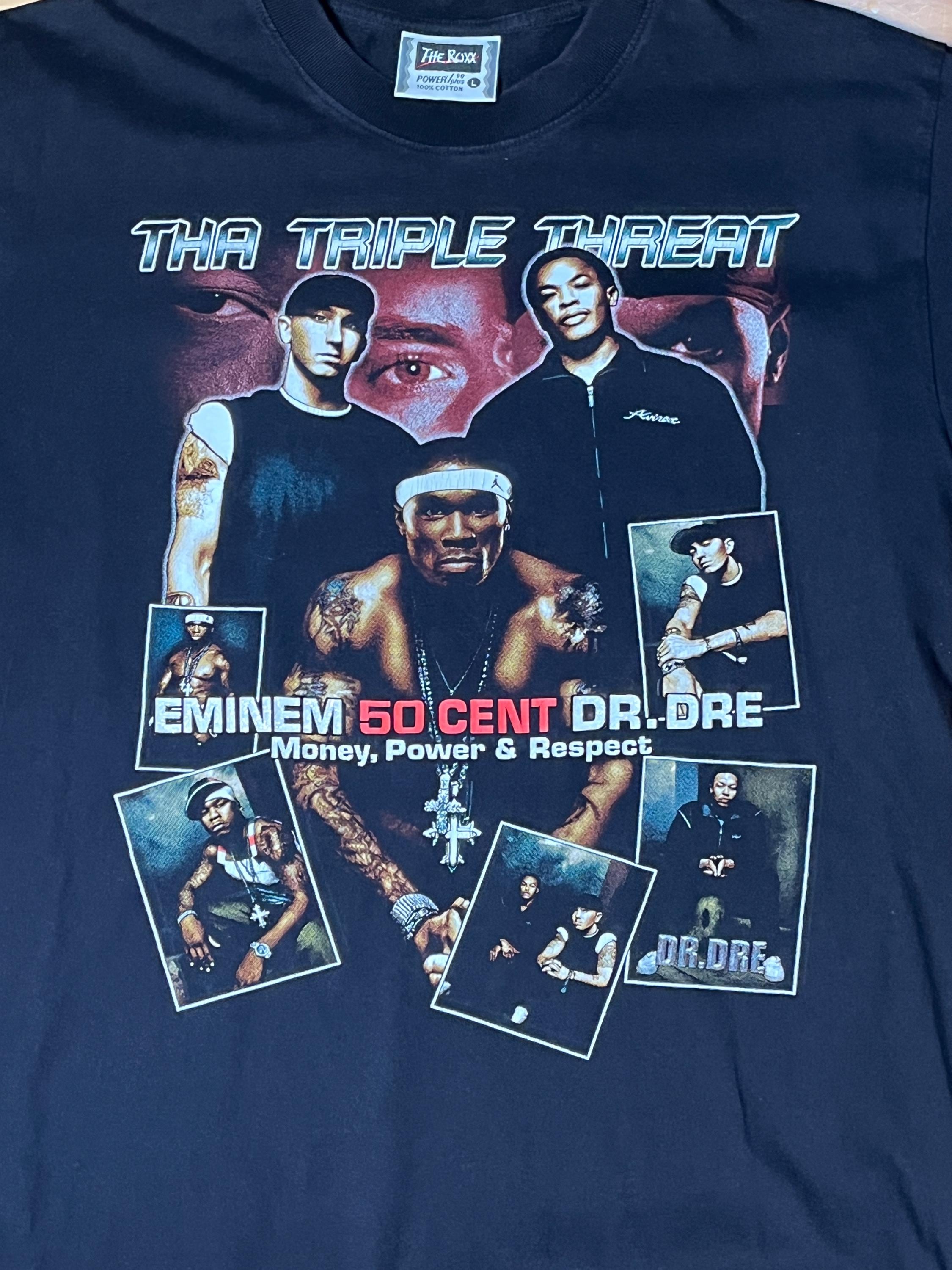 00's Eminem ツアー Tシャツ Dr. Dre ビンテージ 00's Like New Eminem ツアー Tシャツ ビンテージ Dre 00's Like New