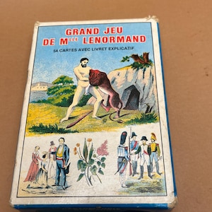 Vintage Grand Jeu de Mlle Lenormand Deck • 1977 French-English Edition • Rare 54-Card Divination & Astro Mythology