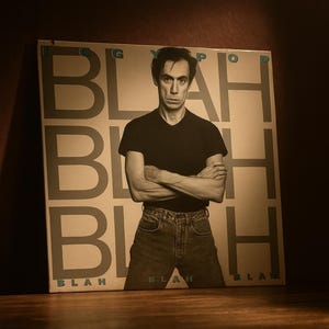 Iggy Pop – Blah-Blah-Blah Vinyl | 1986 Pop Rock LP | David Bowie Collaboration