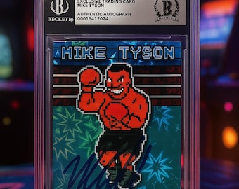 Carte dédicacée Mike Tyson Fiterman 2023 Beckett