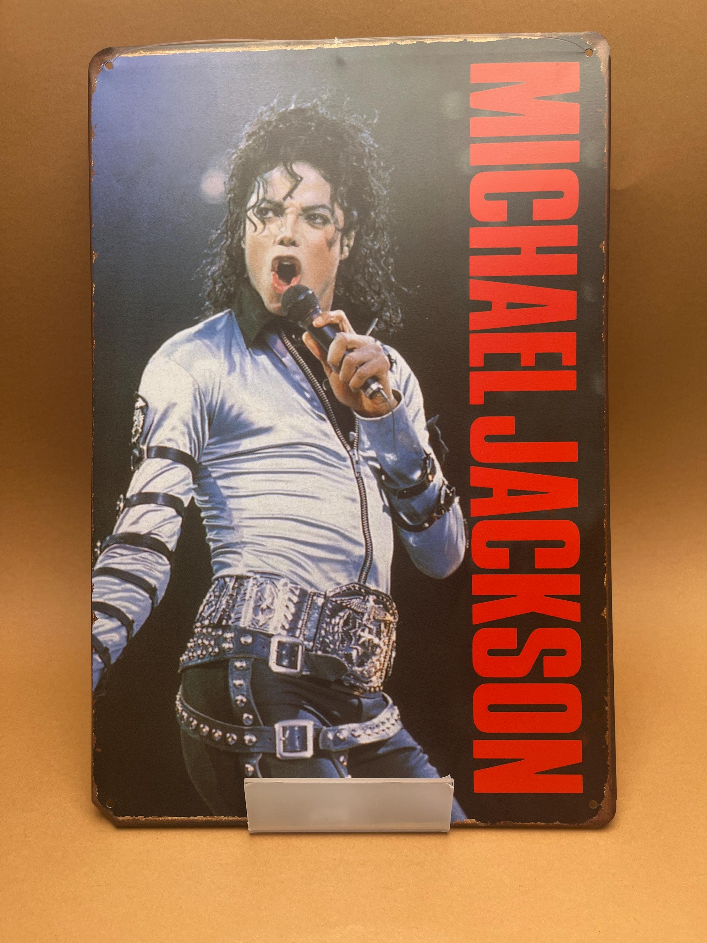 Michael Jackson Metal Art Sign Vintage Style Wall Decor 8x11