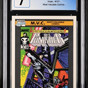 Marvel Universe Series I 1990 Impel The Punisher Vol. 2 #1 Karte #127 | CHC Grade 7