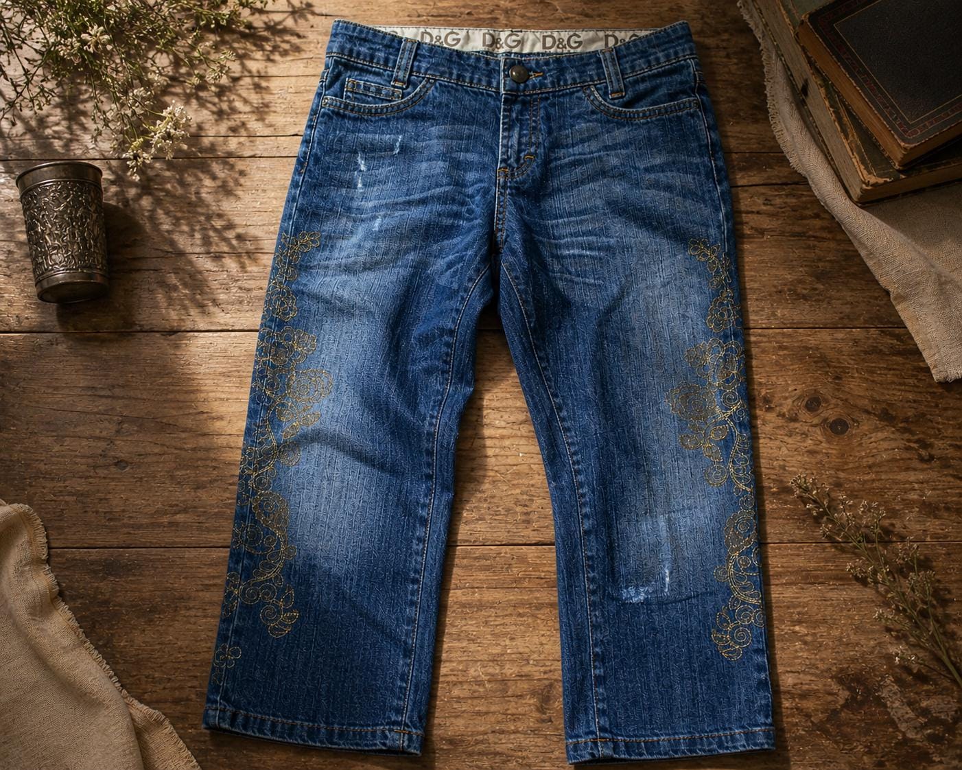Dolce Gabbana Flare Jeans - Etsy Finland