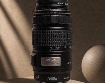 キヤノン EF 75-300mm IS USM レンズ 1995年製 ビンテージ望遠ズームレンズ 動作確認済み