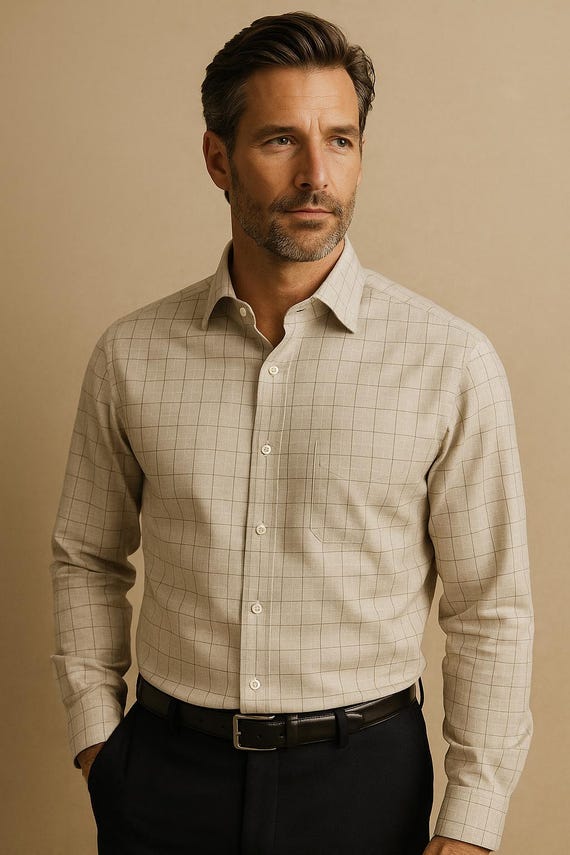 Camisa vintage de cuadros Burberry London Talla 38 para hombre