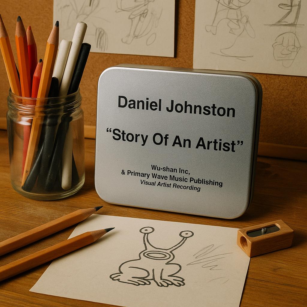 Daniel Johnston ダニエル・ジョンストン 直筆サイン入りポスター ダニエル・ジョンストン Daniel Johnston 直筆サイン入りアート