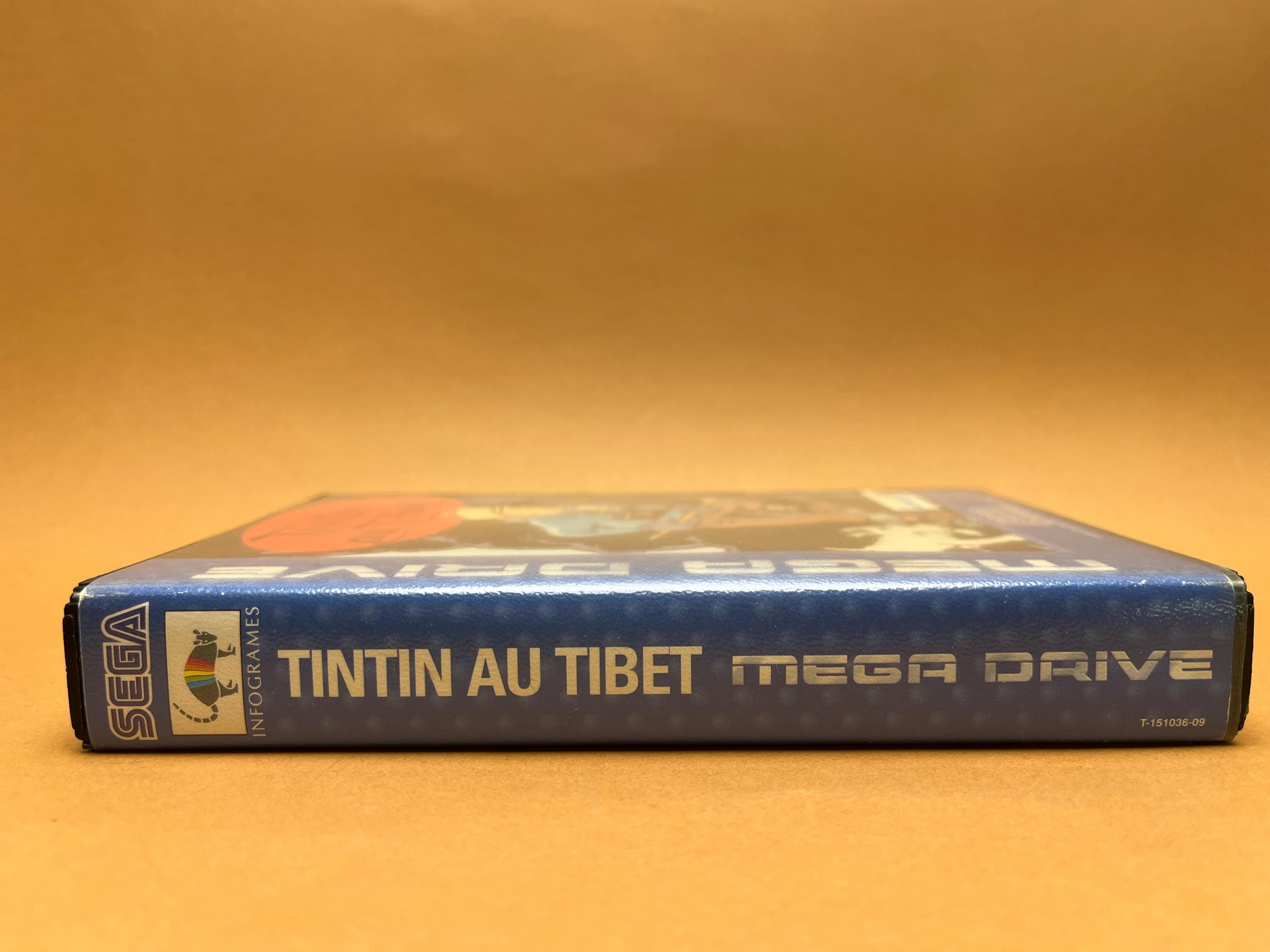 Tintin Au Tibet Sur Sega Mega Drive, PAL Français, Boîte + Notice, Jeu Complet 1996