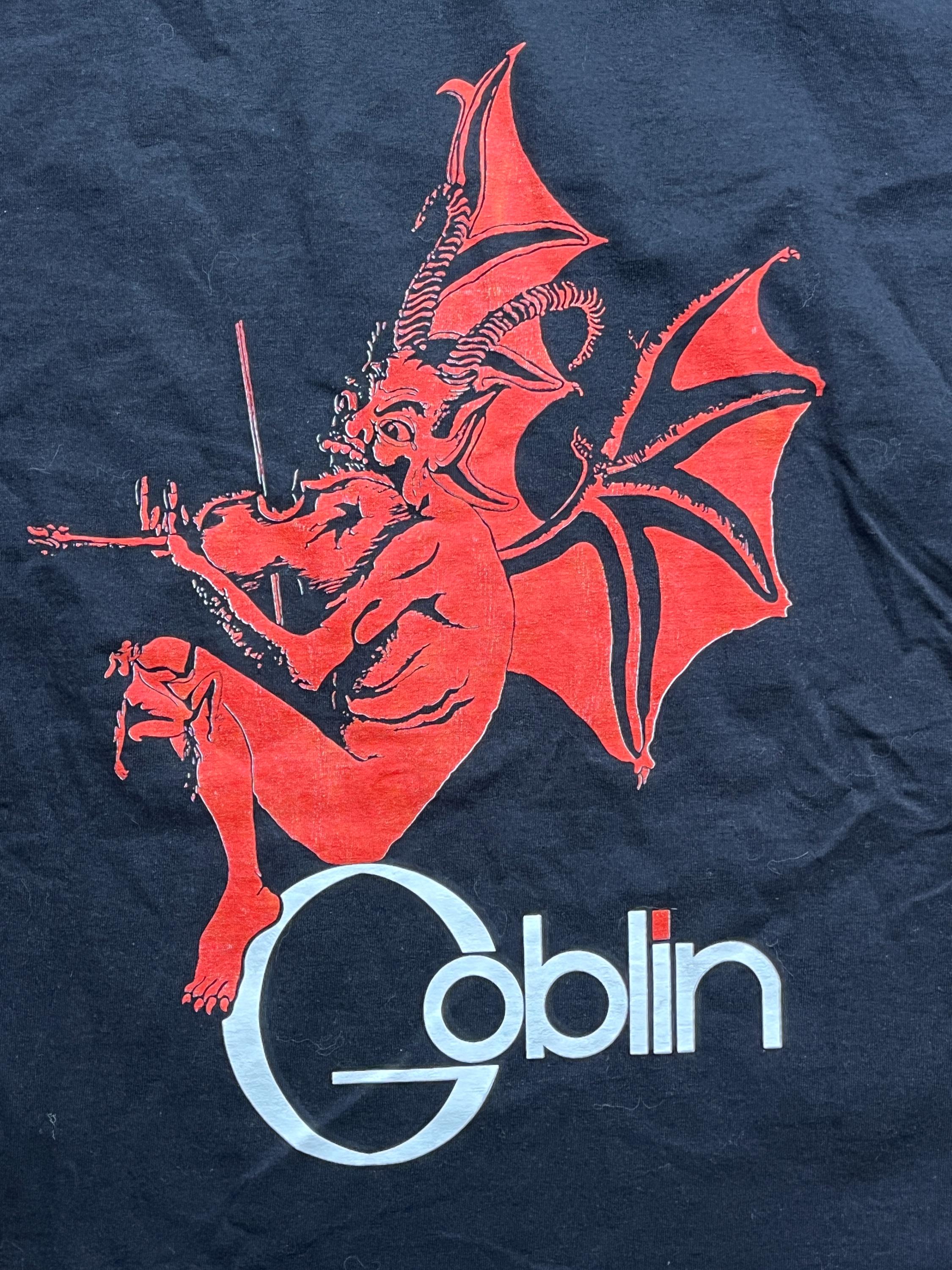 Vintage 90s Goblin Band T-shirt | Italian Prog Rock, Red Demon