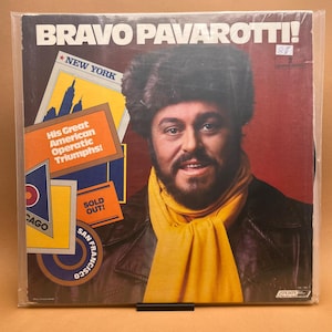Bravo Pavarotti-vinyl LP-set | Luciano Pavarotti-compilatie | 1978 2x platen | VG-conditie | Stereo-opera Canada