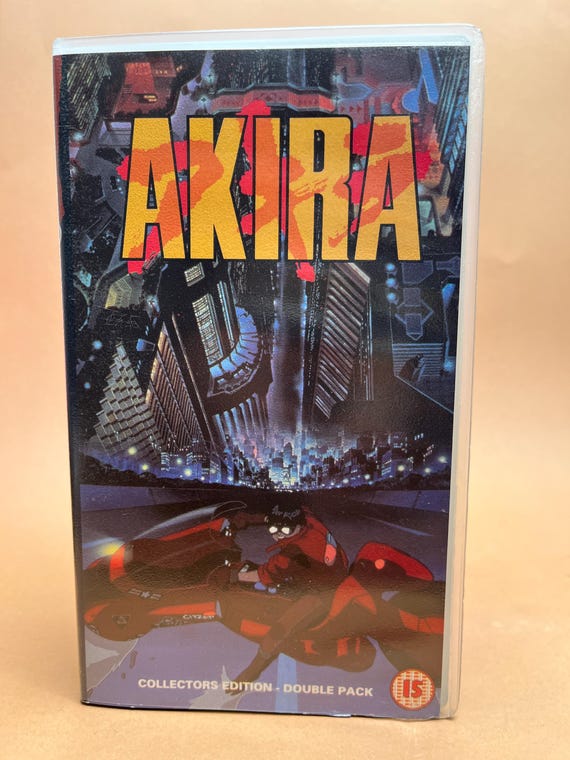 Akira 1991 UK Collector's Edition Double VHS: Rare Cyberpunk Anime